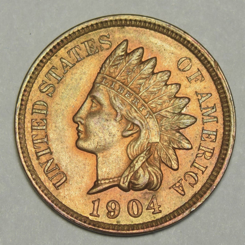 1904 Indian Cent . . . . Choice BU Red/Brown