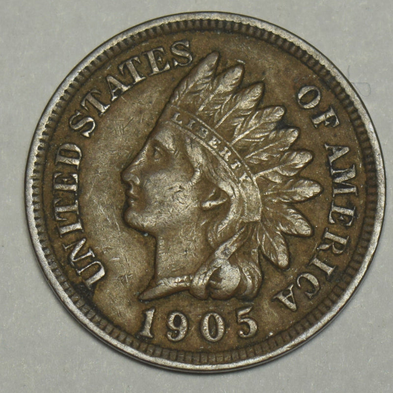 1905 Indian Cent . . . . Choice About Uncirculated