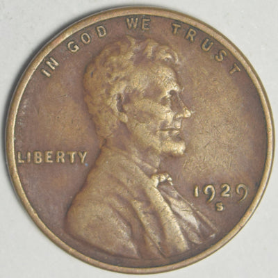 1929-S Lincoln Cent Good