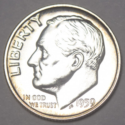 1959 Roosevelt Dime Gem Brilliant Proof