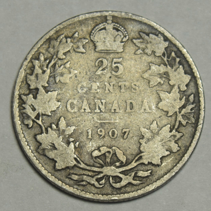 1907 Canadian Quarter . . . . VG/Fine