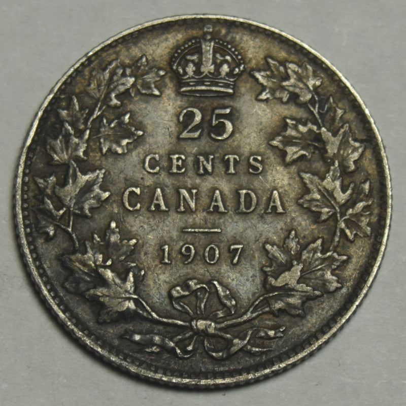 1907 Canadian Quarter . . . . Extremely Fine