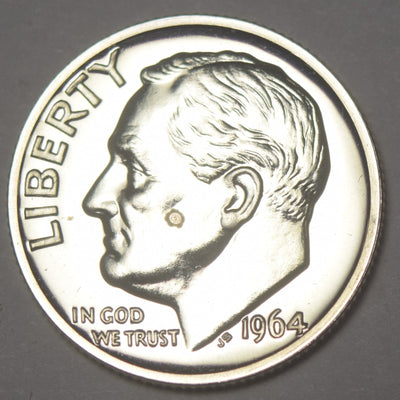 1964 Roosevelt Dime Gem Brilliant Proof