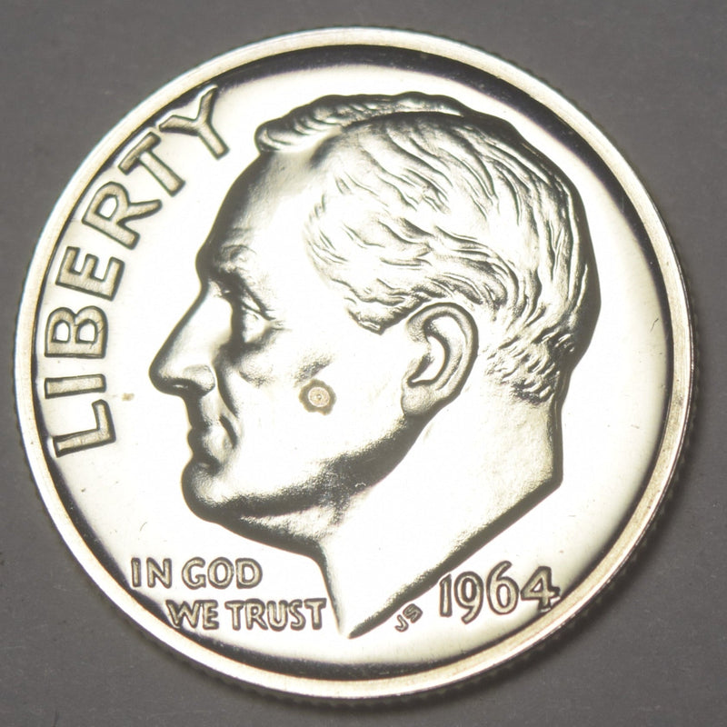 1964 Roosevelt Dime Gem Brilliant Proof