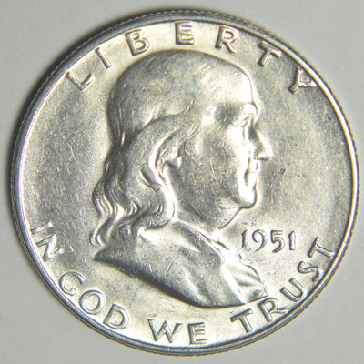 1951-S Franklin Half Brilliant Uncirculated