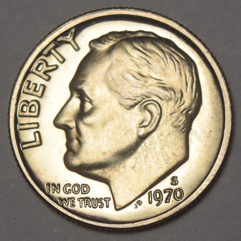 1970-S Roosevelt Dime Gem Brilliant Proof