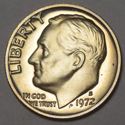 1972-S Roosevelt Dime Gem Brilliant Proof