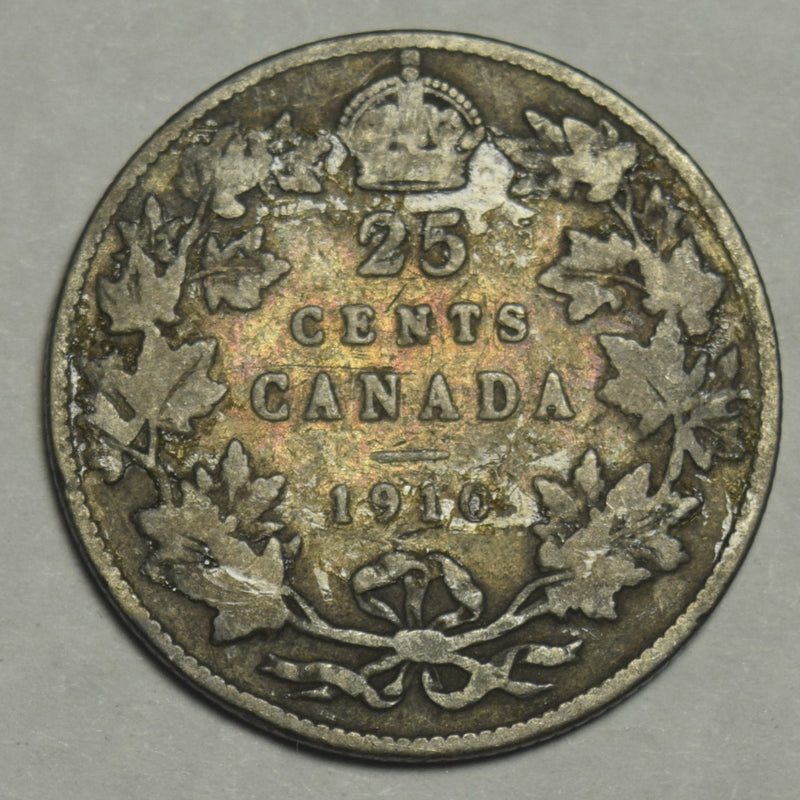 1910 Canadian Quarter . . . . Very Good