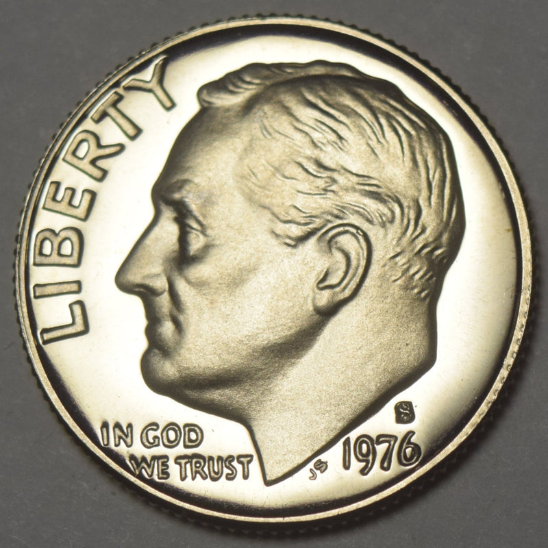 1976-S Roosevelt Dime Gem Brilliant Proof