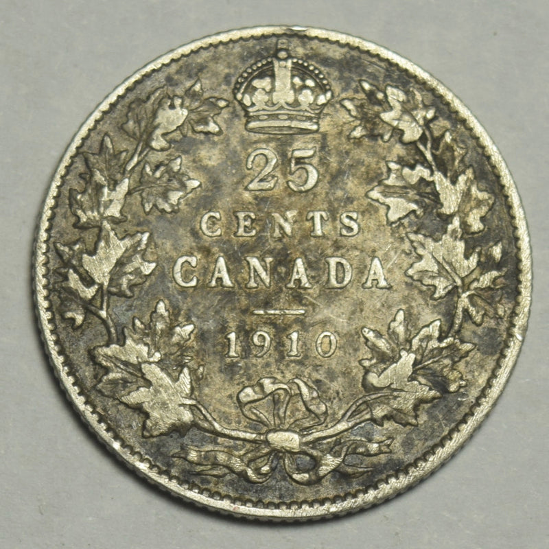 1910 Canadian Quarter . . . . Extremely Fine