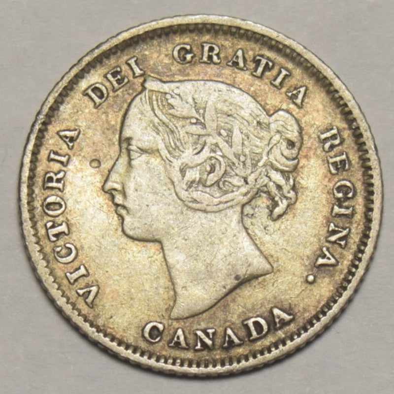 1882-H Canadian 5 Cents . . . . Extremely Fine