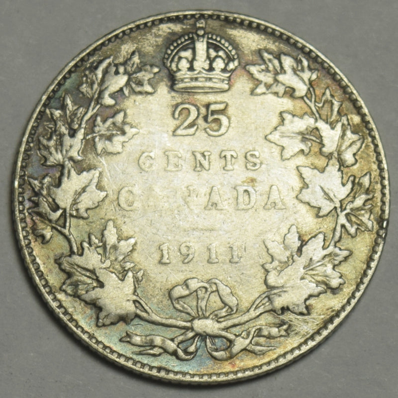 1911 Canadian Quarter . . . . Very Fine