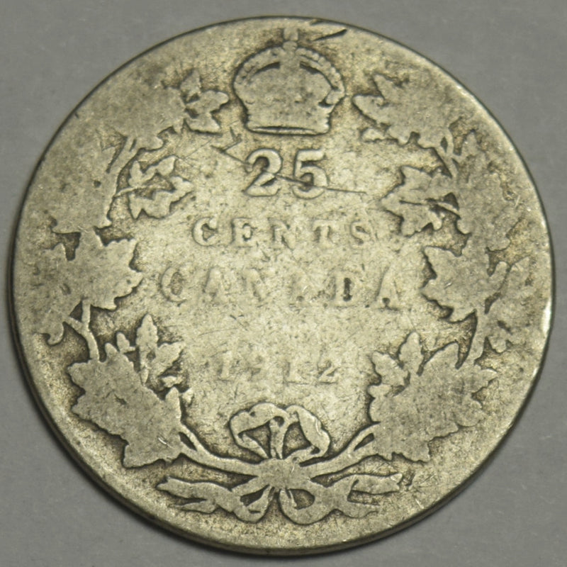 1912 Canadian Quarter . . . . Good