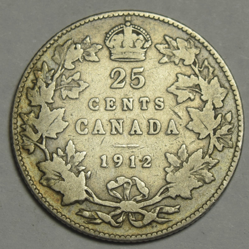 1912 Canadian Quarter . . . . VG/Fine