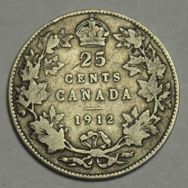 1912 Canadian Quarter . . . . Fine