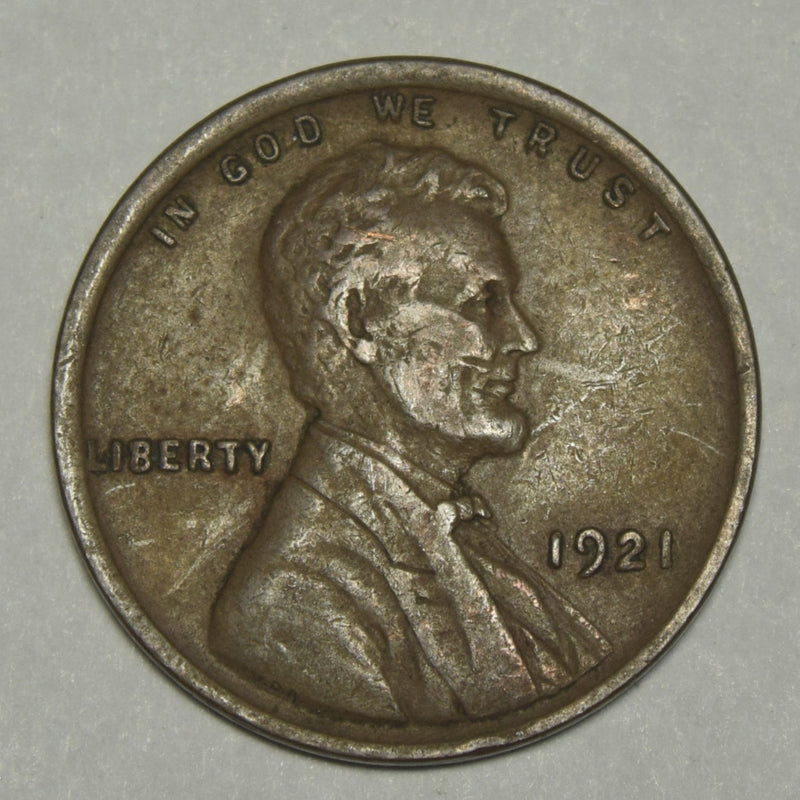 1921 Lincoln Cent . . . . Choice About Uncirculated