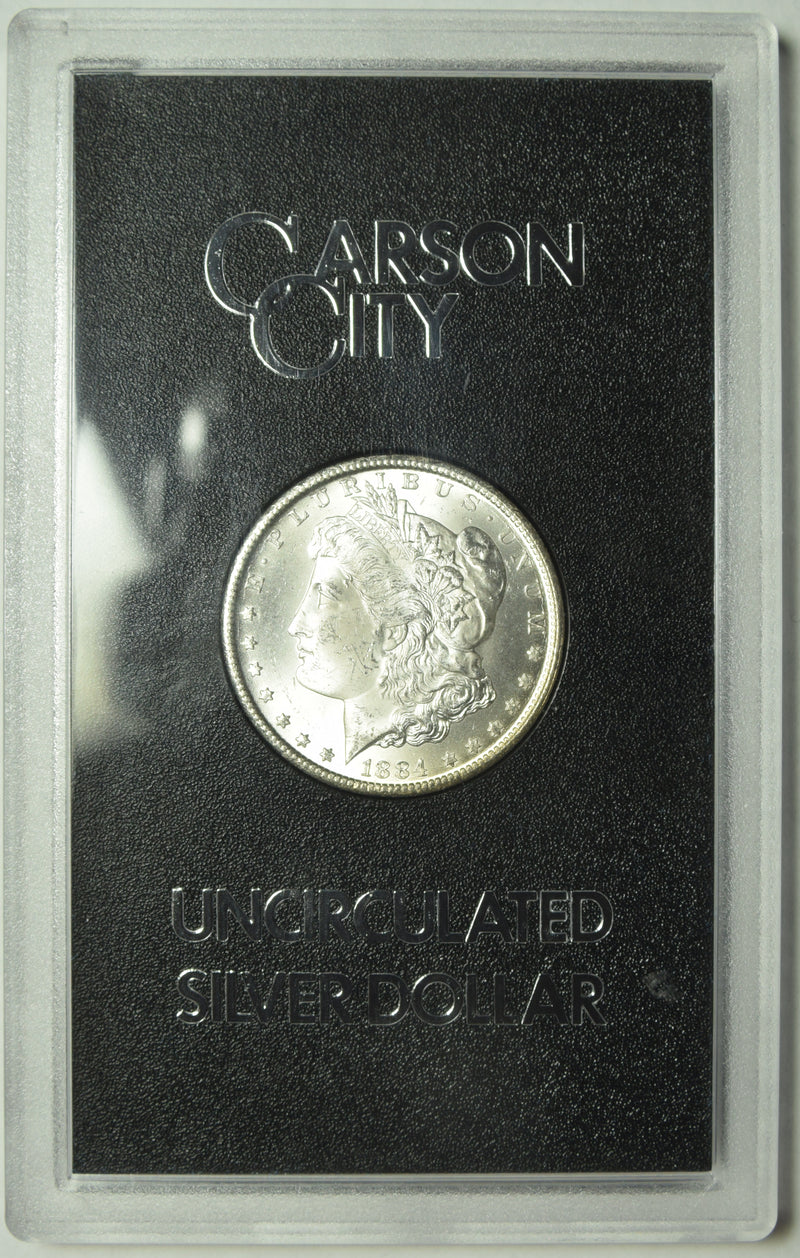 1884-CC Morgan Dollar . . . . GSA Case Choice BU+