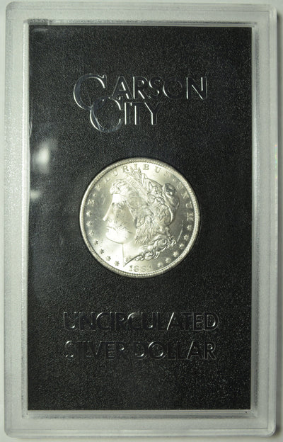 1884-CC Morgan Dollar GSA Case Gem Brilliant Uncirculated