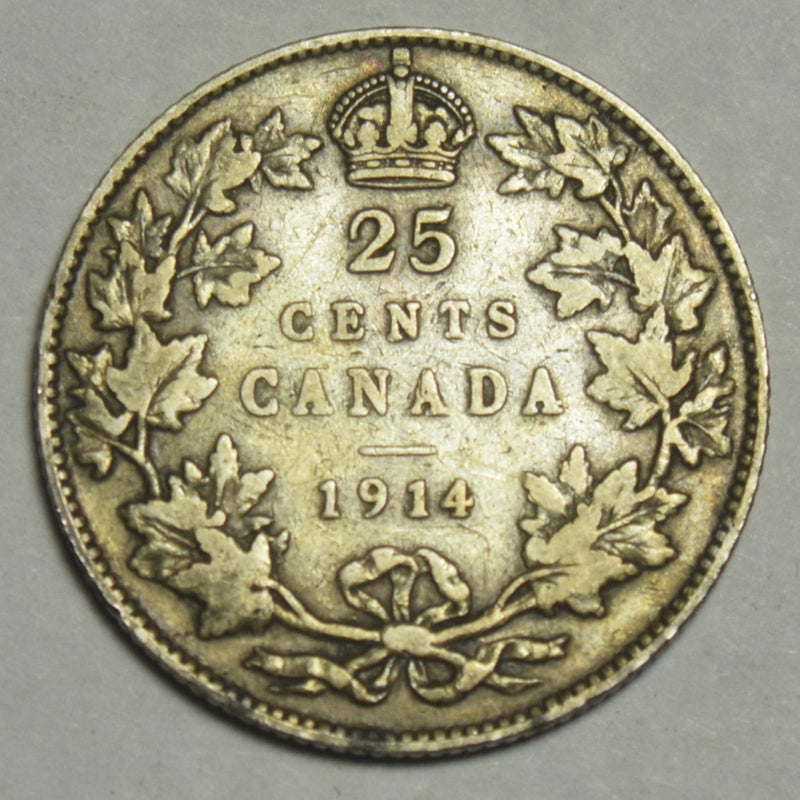 1914 Canadian Quarter . . . . Very Fine
