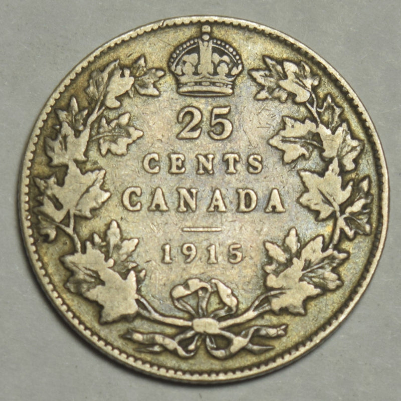 1915 Canadian Quarter . . . . VG/Fine