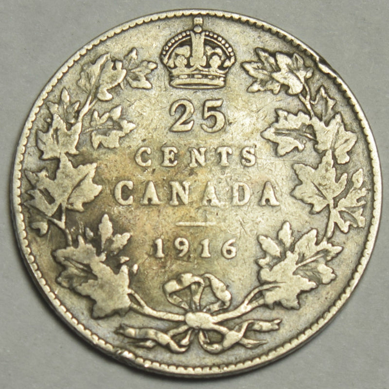 1916 Canadian Quarter . . . . Very Good