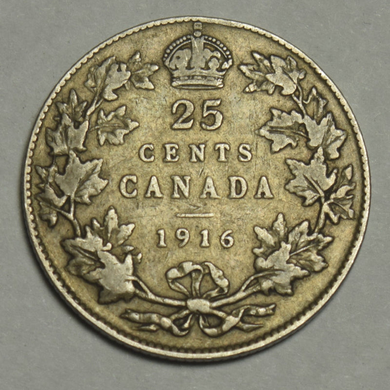 1916 Canadian Quarter . . . . Very Fine