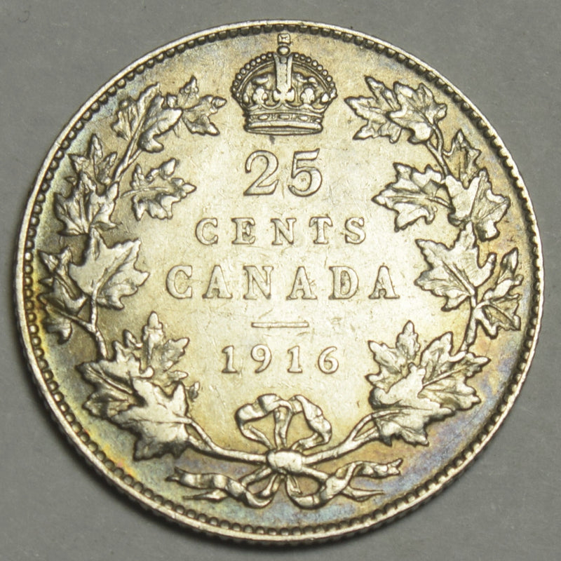 1916 Canadian Quarter . . . . Extremely Fine