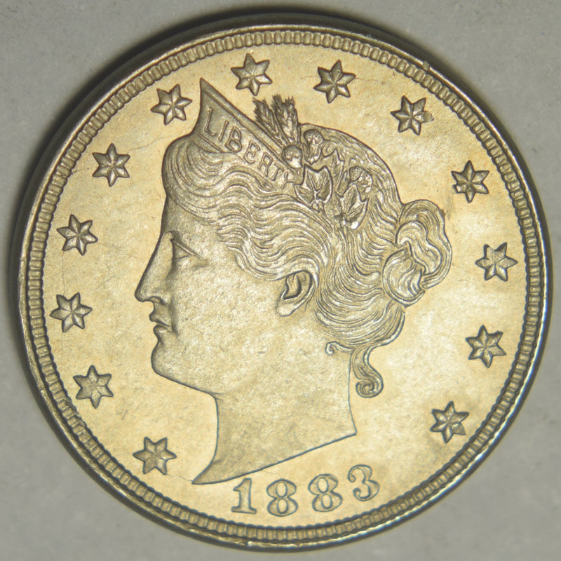1883 No CENTS Liberty Nickel . . . . Choice Brilliant Uncirculated