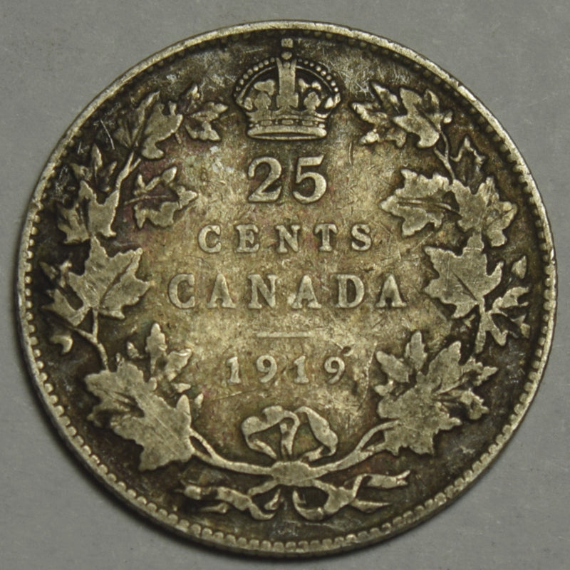 1919 Canadian Quarter . . . . VG/Fine