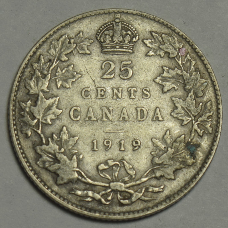 1919 Canadian Quarter . . . . Very Fine