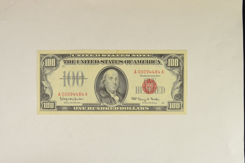 $100.00 1966 United States Note . . . . Select Crisp Uncirculated