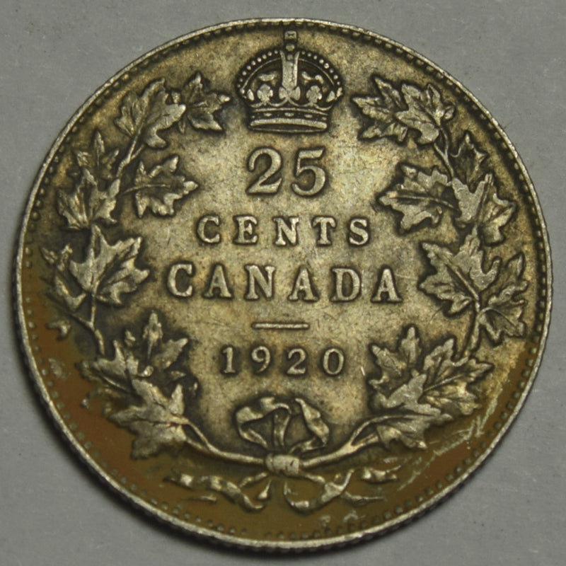 1920 Canadian Quarter . . . . Very Fine