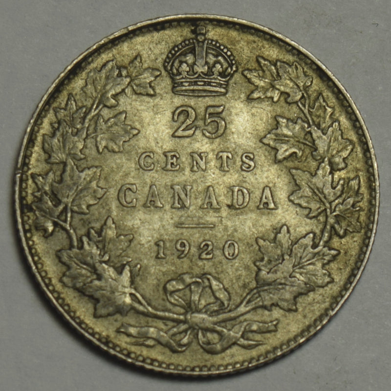 1920 Canadian Quarter . . . . Extremely Fine