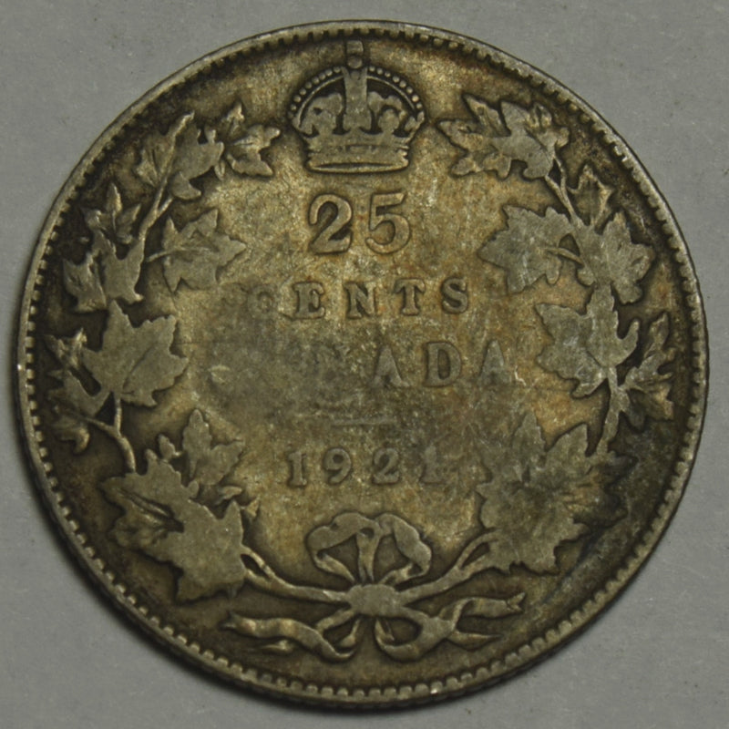 1921 Canadian Quarter . . . . Very Good