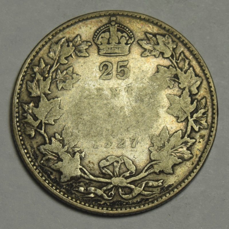 1927 Canadian Quarter . . . . Fine/VF