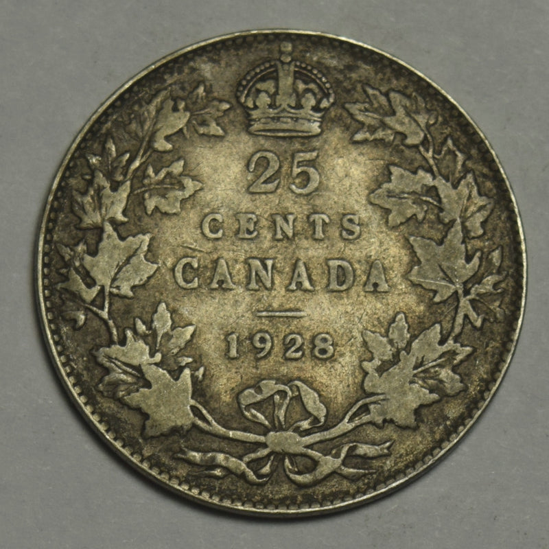 1928 Canadian Quarter . . . . Fine