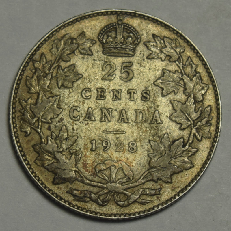 1928 Canadian Quarter . . . . Extremely Fine