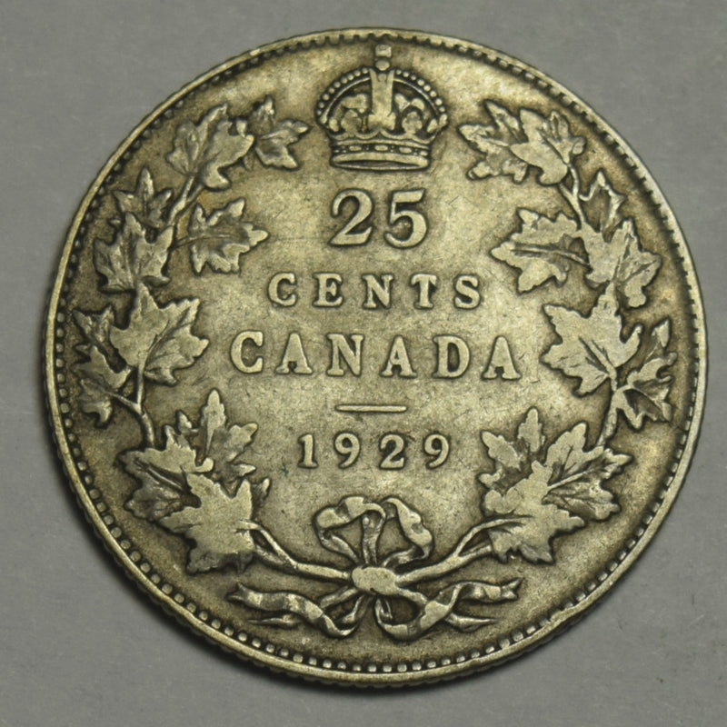1929 Canadian Quarter . . . . Very Fine
