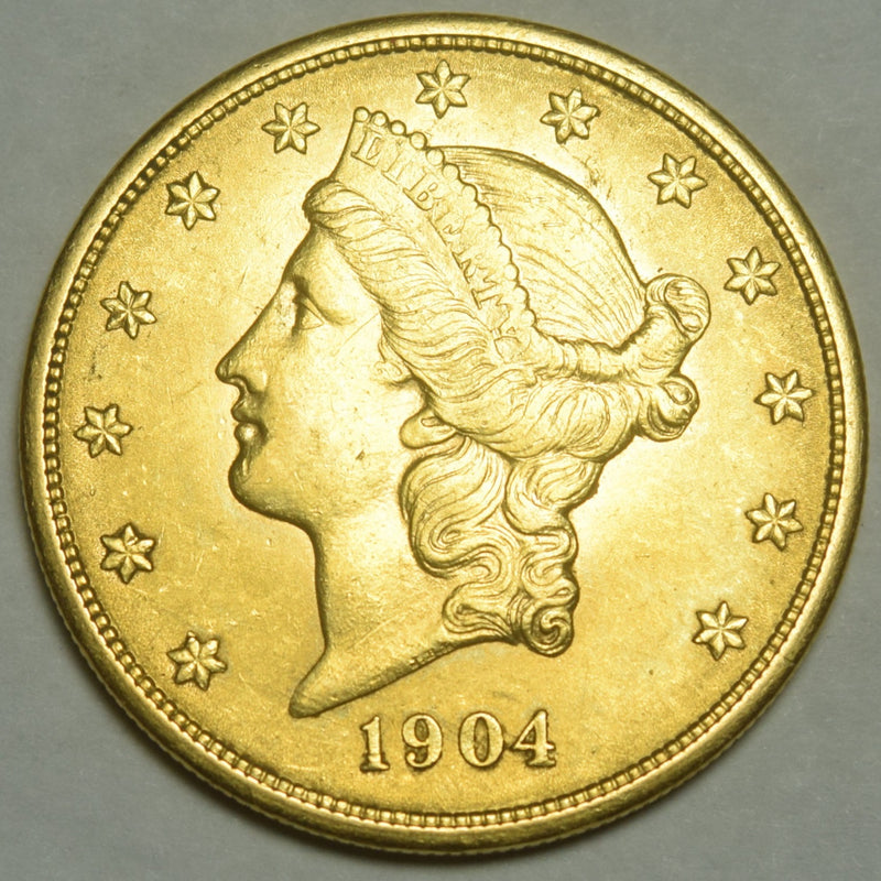1904 $20.00 Liberty Gold . . . . Choice Brilliant Uncirculated