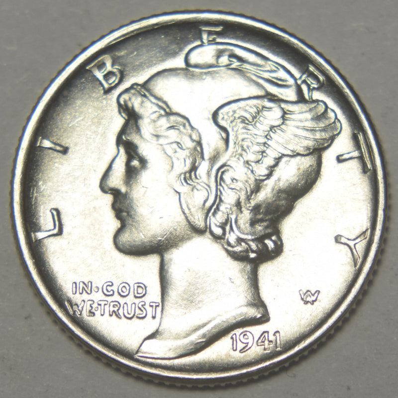 1941 Mercury Dime Brilliant Uncirculated