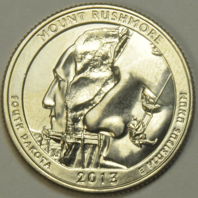 2013-S Mount Rushmore National Memorial, SD Quarter  Gem Brilliant Uncirculated