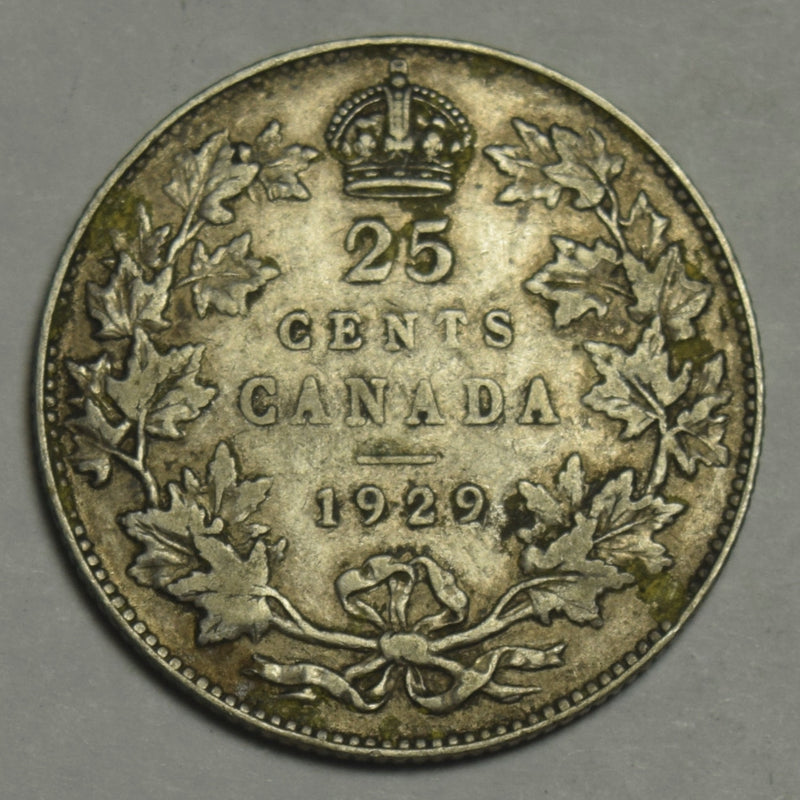 1929 Canadian Quarter . . . . Extremely Fine