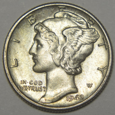 1942 Mercury Dime Brilliant Uncirculated