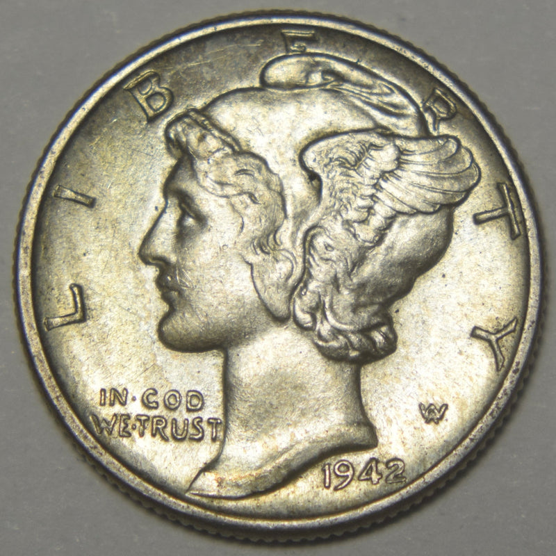 1942 Mercury Dime Brilliant Uncirculated
