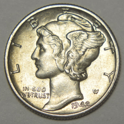 1942-D Mercury Dime Brilliant Uncirculated
