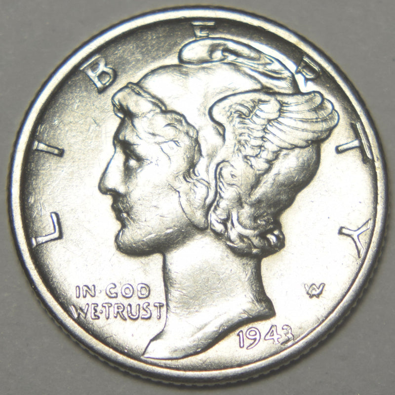 1943-S Mercury Dime Brilliant Uncirculated