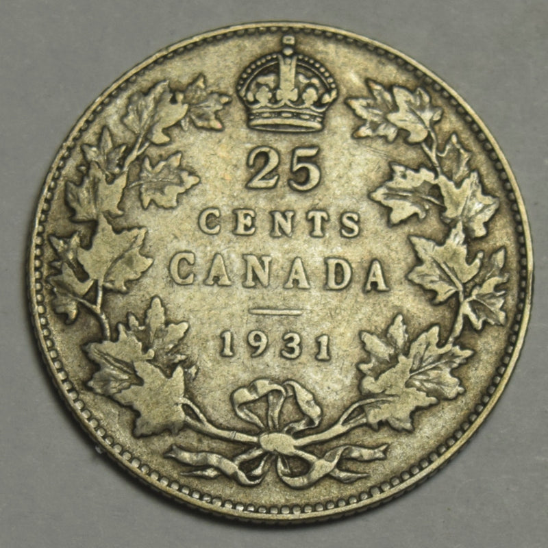 1931 Canadian Quarter . . . . Very Fine
