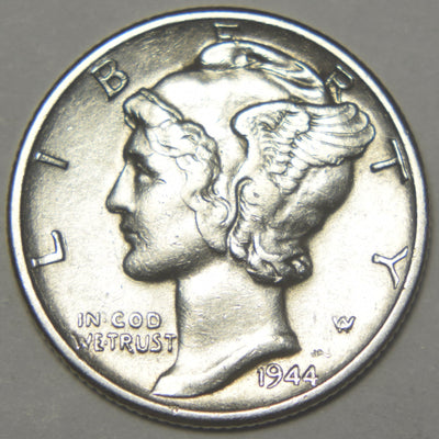 1944-D Mercury Dime Brilliant Uncirculated