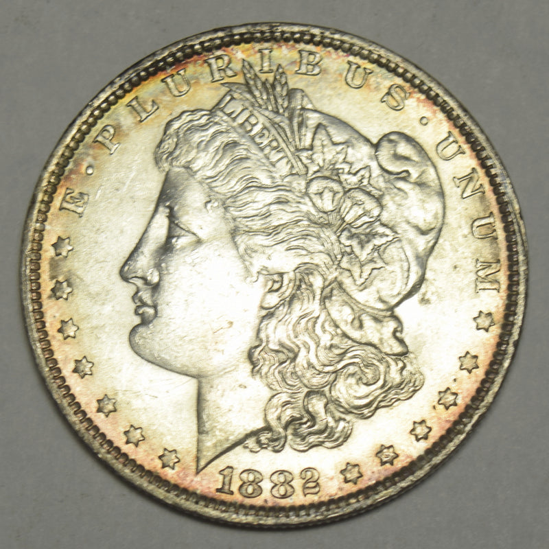 1882-O Morgan Dollar . . . . Select BU Toned