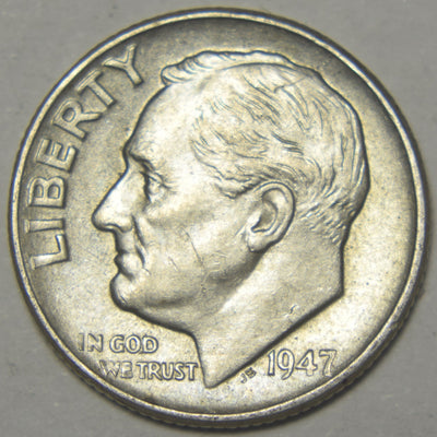1947 Roosevelt Dime Brilliant Uncirculated